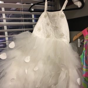 White dress- high low..